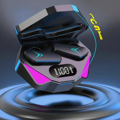 Bloothooth Earphone TWS Earbuds Wireless Headphone 5.0 Earphone Noise Cancelling Gaming Headset Stereo Sound Music In-ear