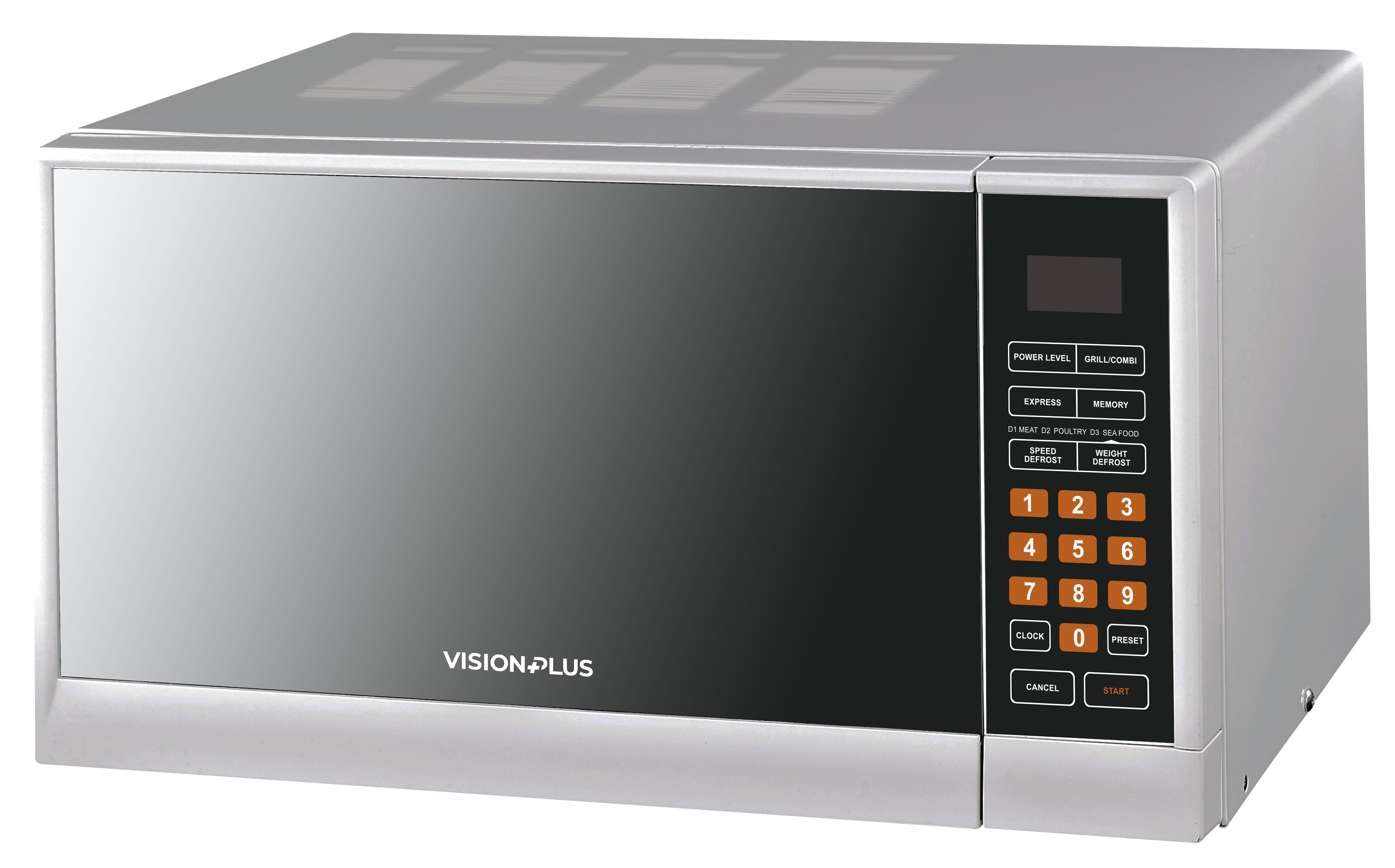 Vision Plus 25L Microwave Oven & Grill  1 900W I Silver