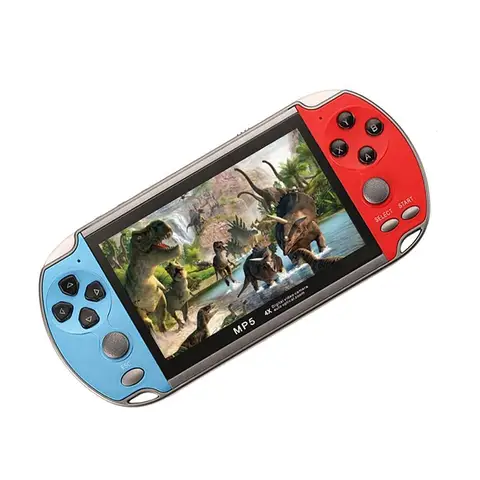 YLW X7 Plus 4.3-Inch Portable Handheld Gaming Console with 10000 Games, 1500mAh Rechargeable Battery and TV Output