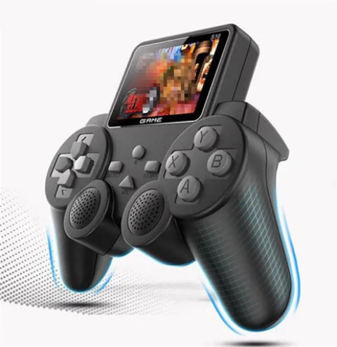 TGSIGO S10 2.4-Inch Portable Retro Handheld Gaming Console with 520 Built-in Games and Rechargeable Battery